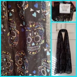 Sugar Skull Scarf